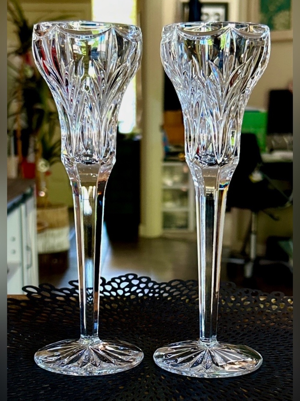 2 Marquis by Waterford Canterbury Crystal Candlestick Holders
Brand New